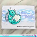 Sweet November Stamps, clear stamp, June Pearl Dragon