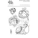Sweet November Stamps, clear stamp, Merwee Gabby Guppies