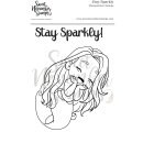 Sweet November Stamps, clear stamp, Stay Sparkly
