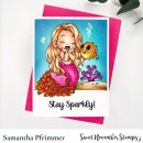 Sweet November Stamps, clear stamp, Stay Sparkly