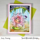 Sweet November Stamps, clear stamp, Shimmer and Shine