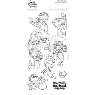 Sweet November Stamps, clear stamp, Mer Friends