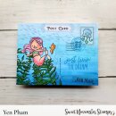 Sweet November Stamps, clear stamp, Mer Friends
