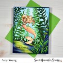 Sweet November Stamps, clear stamp, Background Builder:...