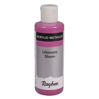 Ultimate Sheen Acrylfarbe, metallic, Flasche 80 ml, pink