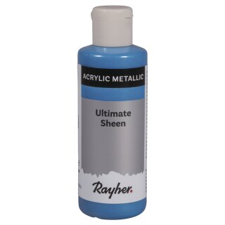 Ultimate Sheen Acrylfarbe, metallic, Flasche 80 ml, saphir