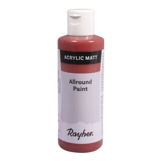 Allround Paint Acrylfarbe, Flasche 80 ml, klassikrot