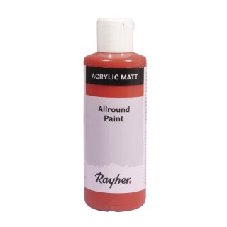 Allround Paint Acrylfarbe, Flasche 80 ml, cadmiumrot