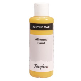Allround Paint Acrylfarbe, Flasche 80 ml, goldgelb