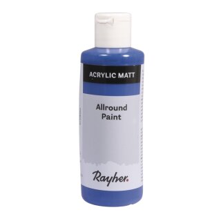 Allround Paint Acrylfarbe, Flasche 80 ml, echtblau