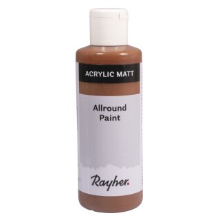 Allround Paint Acrylfarbe, Flasche 80 ml, schokolade