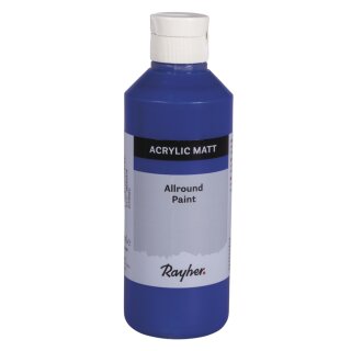 Allround Paint Acrylfarbe, Flasche 250 ml, echtblau