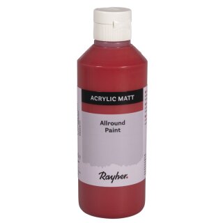 Allround Paint Acrylfarbe, Flasche 250 ml, klassikrot