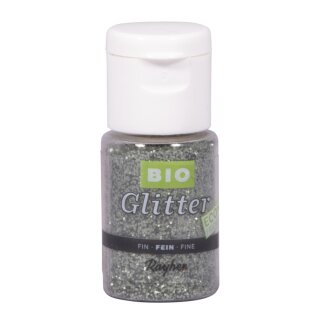 Bio-Glitter pastell Eco friendly, fein, Fläschchen 7...