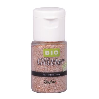 Bio-Glitter pastell Eco friendly, fein, Fläschchen 7...