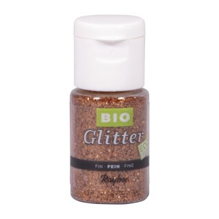 Bio-Glitter pastell Eco friendly, fein, Fläschchen 7...
