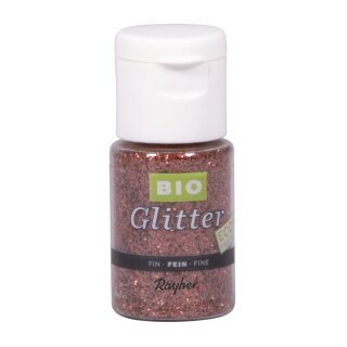 Bio-Glitter pastell Eco friendly, fein, Fläschchen 7...