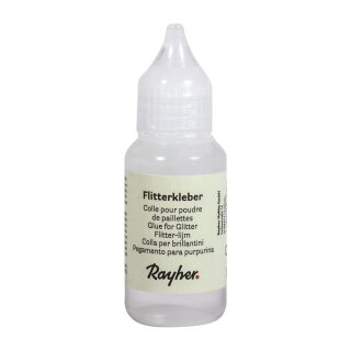 Flitter-Kleber, Flasche 25 g
