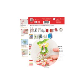papier + ideen: Quilling Inspiration, Erdbeermädchen