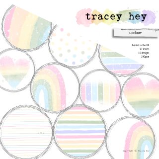 Tracey Hey, Paper Pad – Rainbow