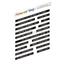 Tracey Hey, clear stamp A6, "Sentiment Tapes"