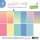 Lawn Fawn, gleeful gradients petite paper pack , 6"x6" / 15,2x15,2cm, Block 36 Blatt