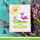 Lawn Fawn, clear stamp, i love you mower