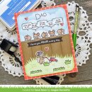 Lawn Fawn, clear stamp, i love you mower