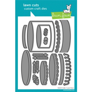 Lawn Fawn, lawn cuts/ Stanzschablone, build-a-cake