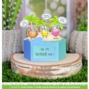 Lawn Fawn, lawn cuts/ Stanzschablone, platform pop-up palm tree inserts