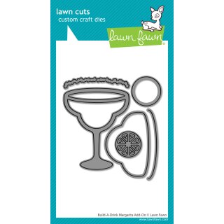 Lawn Fawn, lawn cuts/ Stanzschablone, build-a-drink margarita add-on
