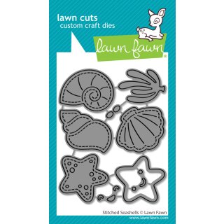 Lawn Fawn, lawn cuts/ Stanzschablone, stitched seashells