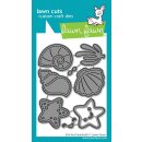 Lawn Fawn, lawn cuts/ Stanzschablone, stitched seashells