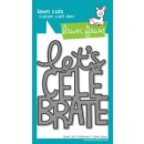Lawn Fawn, lawn cuts/ Stanzschablone, giant lets celebrate