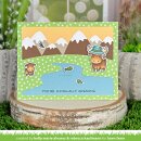 Lawn Fawn, lawn cuts/ Stanzschablone, riverside backdrop: landscape