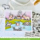 Lawn Fawn, lawn cuts/ Stanzschablone, riverside backdrop: landscape