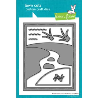 Lawn Fawn, lawn cuts/ Stanzschablone, riverside backdrop:...