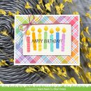 Lawn Fawn, Lawn Clippings, birthday candles stencils