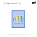 Lawn Fawn, Lawn Clippings, birthday candles stencils