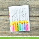 Lawn Fawn, Lawn Clippings, birthday candles stencils