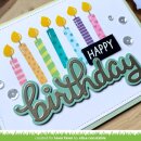 Lawn Fawn, Lawn Clippings, birthday candles stencils