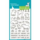 Lawn Fawn, clear stamp, capybaras!