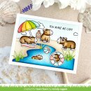 Lawn Fawn, clear stamp, capybaras!