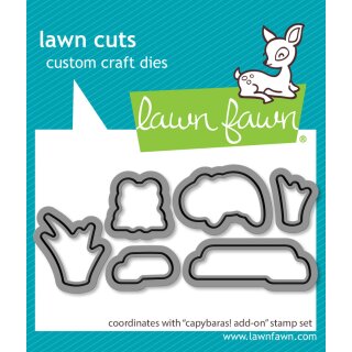 Lawn Fawn, lawn cuts/ Stanzschablone, capybaras! add-on