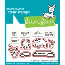 Lawn Fawn, lawn cuts/ Stanzschablone, capybaras! add-on