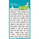Lawn Fawn, clear stamp, henrys build-a-sentiment: birthday