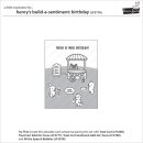 Lawn Fawn, clear stamp, henrys build-a-sentiment: birthday