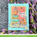 Lawn Fawn, clear stamp, henrys build-a-sentiment: birthday