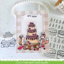 Lawn Fawn, clear stamp, henrys build-a-sentiment: birthday