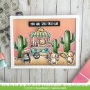 Lawn Fawn, clear stamp, treat cart add-on: tacos